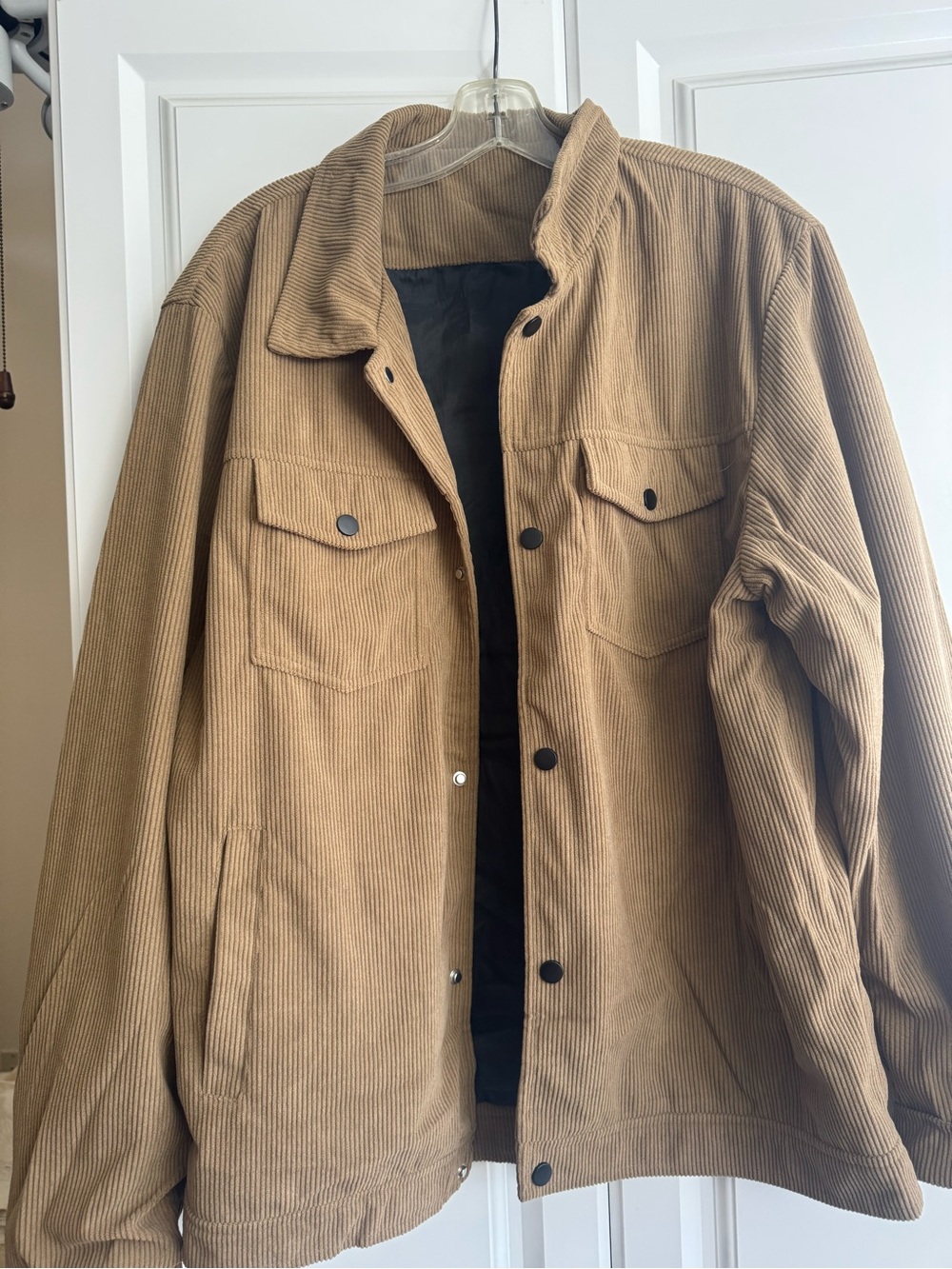 Amazon Men's Corduroy Shirt Jacket - Brown